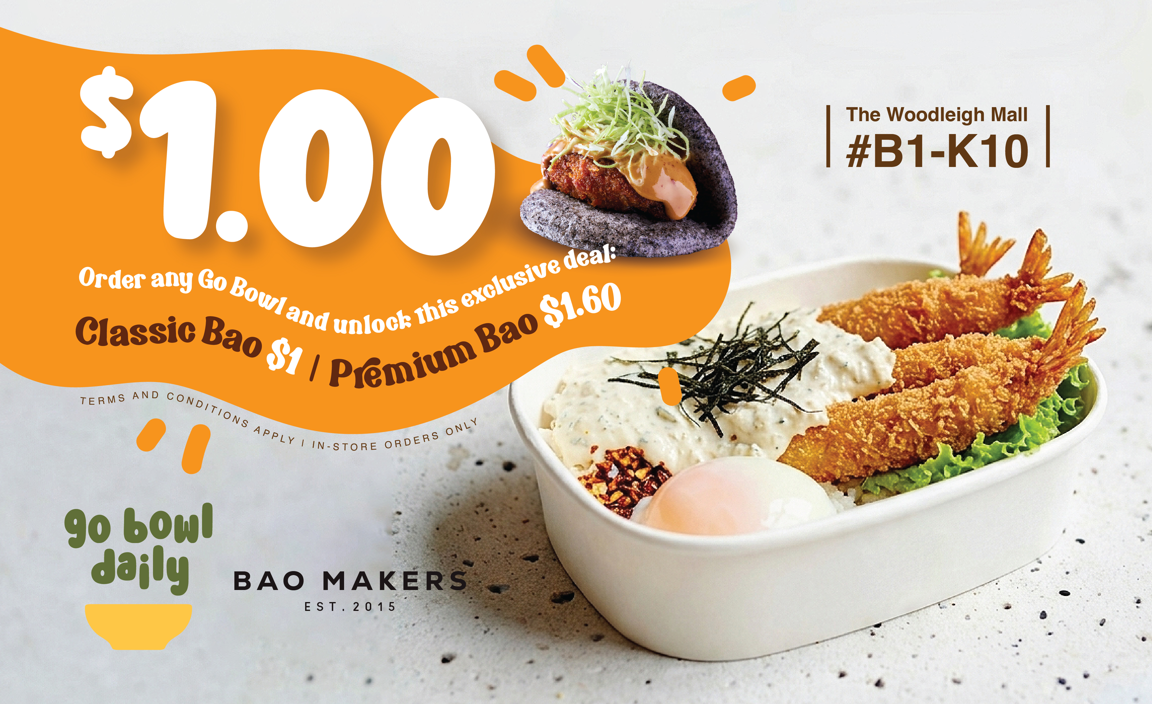 [Bao Makers] Go Bowl Daily 2026 - $1 Promotion